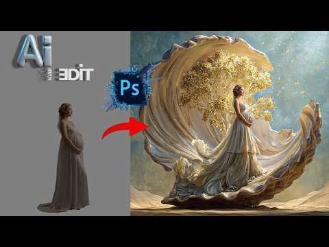 AI Editing Secrets Revealed | Full Process Step-by-Step (Beginner to Pro) #maternityphotography