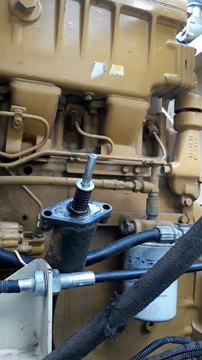 Caterpillar 3406B Shut Off Solenoid #CAT #Diesel #CaterpillarDiesel