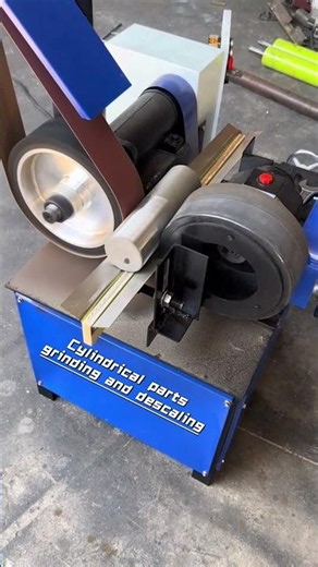 Cylindrical parts grinding and descaling#grinding #polishing#polishingmachine #rustremoval #sanding