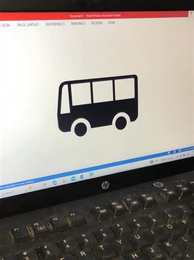 MS Word Shortcut Key for Bus Symbol (🚌)
