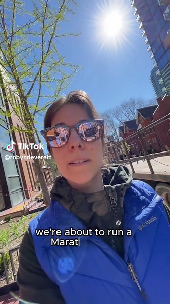 Unique way to run the Sporting Life Marathon… #comedy #comedian #fyp #marathon