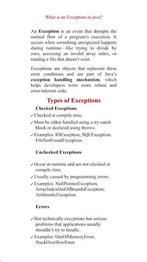 exception in java | what is an exception in java #corejava #interview #java #education #apnacollge