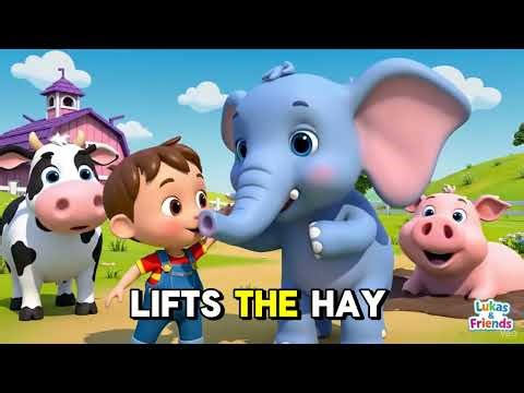 My Best Friend Elephant – Nursery Rhymes for Kids (Official Lyrics Video)