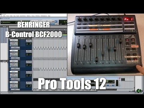 Behringer B-Control BCF2000 w/Pro Tools 12