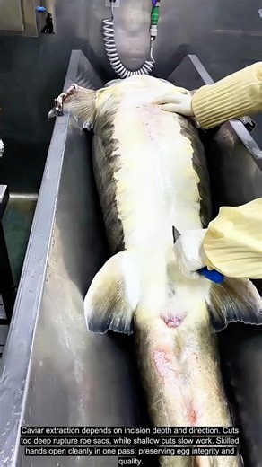 Caviar Processing in Practice: Skilled Handling Reduces Errors