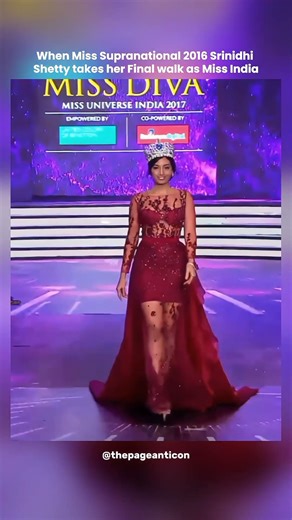 Emotional Final Walk of Srinidhi Shetty 👑🇮🇳 | Miss Supranational 2016 Farewell Moment ✨