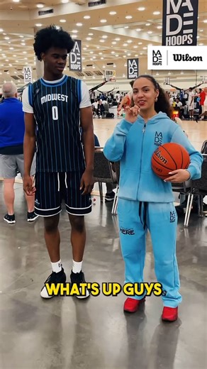 Can you palm a Wilson Basketball?? 🤔🤣 @wilsonbasketball | MADE Hoops