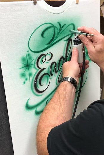 #calligraphy #airbrush #lettering #art-011 | Mavier