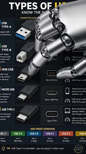 Which USB connector is fastest? #USBTypeC #TechShorts #Gadgets