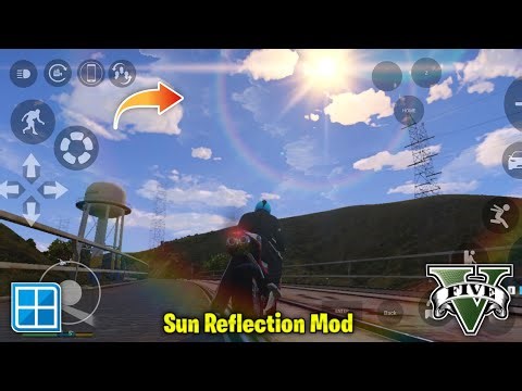 GTA 5 MOBILE 📲 Lens Flare Mod - Gta 5 Sun Reflection Mod - Full Setup Installation | Winlator V2.5🔥