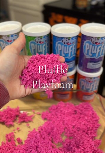 Pluffle play foam✨ #pluffle #pluffleplayfoam #sensorytoy #sensorybin #playfoam #kidsactivities #toddleractivities #giftfortoddler #kidsgifts #tiktokshopblackfriday #tiktokshopcybermonday