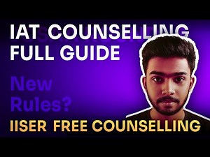 IAT 2025 Full Counselling Process Step-by-Step | IISER Admission, Preference Order #iat
