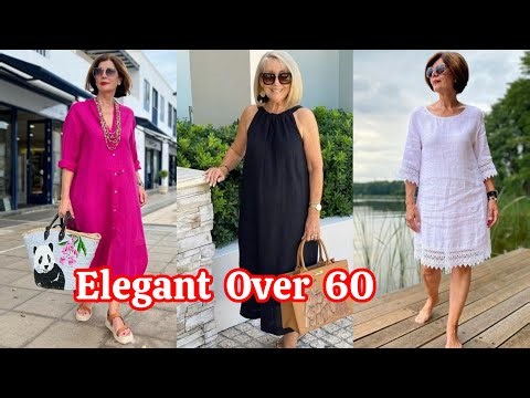 Natural Older Women OVER 50 60 70 | Summer Fashion Trends For Women #womenoutfitsideas