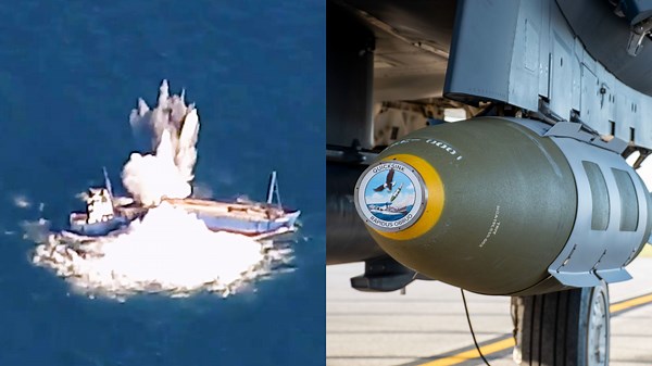 U.S. successfully test bomb that blasts huge ships in HALF