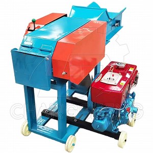 [Hot Item] 2.5ton Agriculture Small Diesel Horizontal Wet Corn Stalk Chaff Cutter Straw Grass Hay Cutter Forage Chopper for Animal Feed