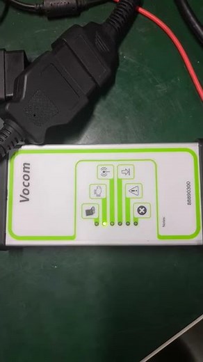 Use Vocom II Test volvo UD truck ecm/ecu