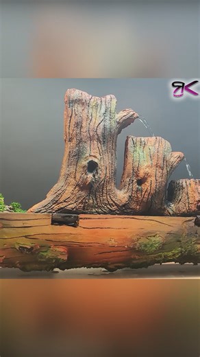 A Concrete Tree Fountain Bringing Peace and Flow 💦✨ #diy #concrete #fountain | RusticKraft