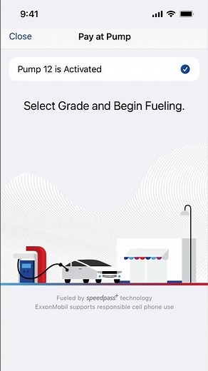 Exxon Mobil Rewards+ | Making a transaction on the app
