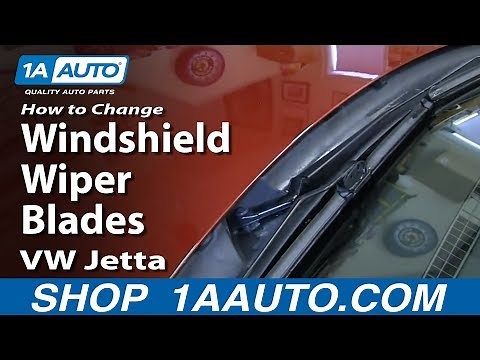 How to Replace Windshield Wiper Blades 00-11 Volkswagen Jetta or Golf