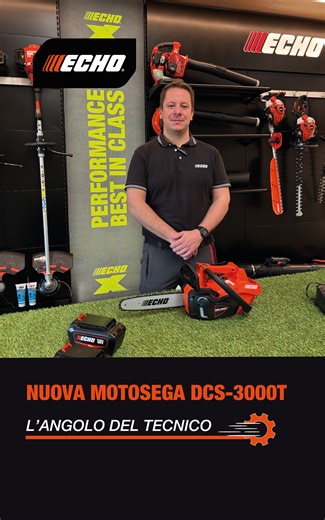 Oggi Davide ti mostra una delle ultime novità! Motosega DCS-3000T!🪵 #echoitalia #motosega #new | Echo Italia