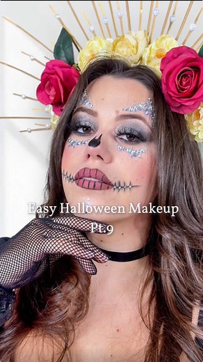 Easy Halloween Catrina Makeup Tutorial