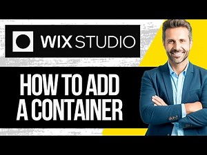 How to Add Container in Wix Studio