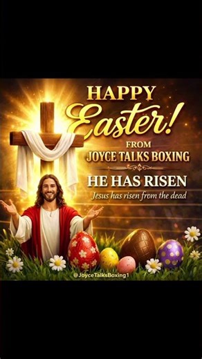 Happy Easter from all the team at Joyce Talks Boxing. JESUS Has Risen #jesus #catholic #easter #fyp