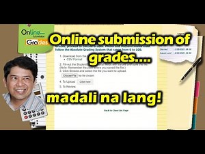 Easy online submission of grades