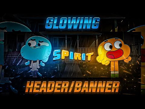 How To Make a CARTOON GLOWING Header on Photopea | SIMPLE TUTORIAL