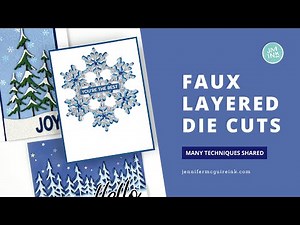 Faux Layered Die Cuts! [Stretch Your Supplies]
