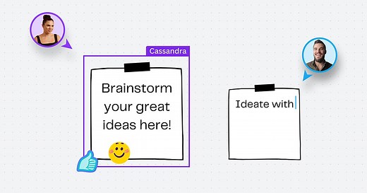 Realiza una lluvia de ideas online colaborativa | Canva