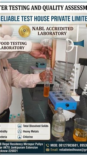 Food & Water Testing Laboratory In India #trending #foodtest #waterqualitytest #watertest #lab#reel