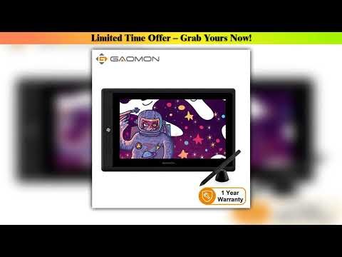 First Look GAOMON PD156PRO Graphics Tablet Display for Drawing 15.6” Full-Laminated IPS HD Screen w