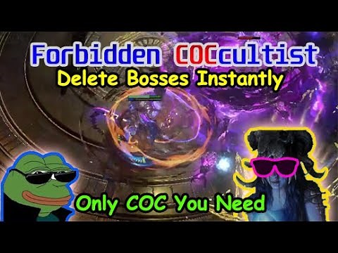POE 3.18 | Forbidden Rite COC Occultist | Feared , 100% Deli Farmer | Sentinel Ready