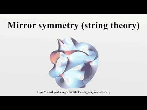 Mirror symmetry (string theory)