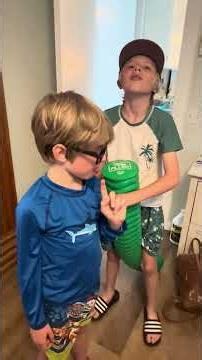 Getting ready to go swimming, Azi telling us his favorite YouTube channels