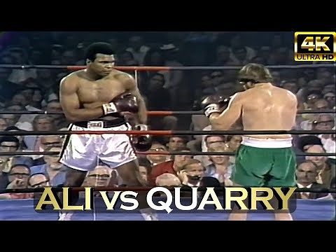Muhammad Ali vs Jerry Quarry | KNOCKOUT Legendary Fight | 4K Ultra HD