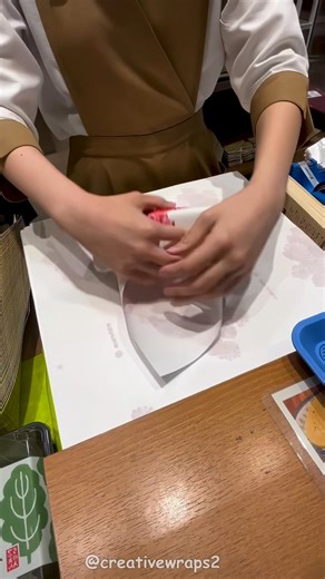 It’s Break Time on Instagram: "Japanese Gift Wrapping Technique 🎁"