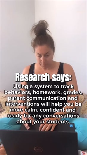 Dawn | AI Teacher Tools on Instagram: "Research says! 😝 I’ve been working on these for what seems like forever now and they are finally done! 🙌🏼 Here’s what you get in this system: 🚀Homework Tracker 🚀Behavior Tracker 1 🚀Behavior Tracker 2 🚀RTI Intervention Tracker 🚀Learning Habits Tracker 🚀Participation Tracker 🚀Automatic Grading Tracker No more wondering, “where did I put that damn sticky note?!”📝 Now you’ll know exactly where all your student data is in one place - The Teacher Track