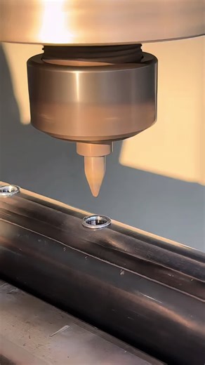 The screw hole of the TV stand is actually made like this!#machine #CNC #fluiddrill #Hot melt drilling machine#Thread hole processing equipment