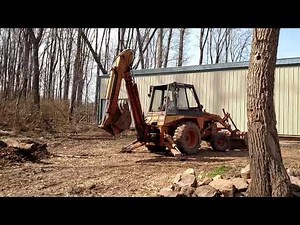 Case 580C in operation Part 1