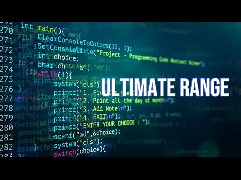 How to write c programming find ultimate range
