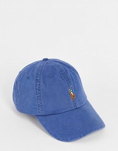 Polo Ralph Lauren cap with multi pony logo in blue | ASOS