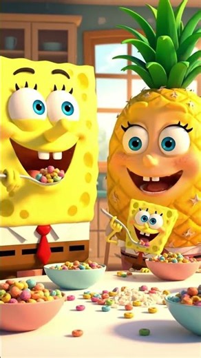 "Under the Sea Adventures: Plankton's Epic 3D Cartoon Journey!"​ #shorts #foryou #fyp #viral