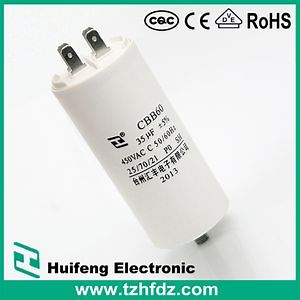 [Hot Item] (CBB60) 250VAC 60UF Motor Run Capacitor with Pins