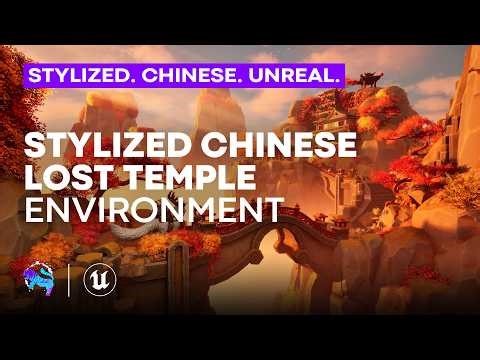 Stylized Chinese Lost Temple Environment | Showcase | Unreal Engine | Game-Ready Assets
