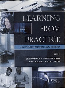 Learning from Practice: a Professional Development Text for Legal Education (3rd edition)