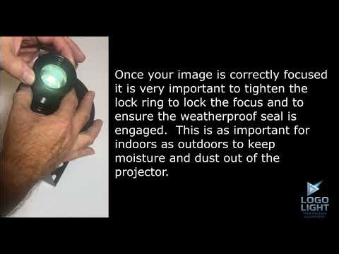 Logo Light - Logo Projector - How To Focus the Lens V1