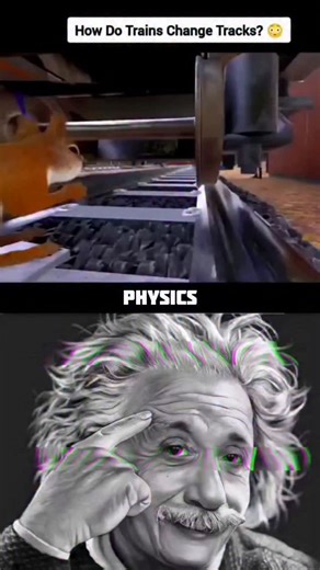 Nolan Physics on Instagram: "copy discription with emoji Here is the copied description with emojis from the image: "🚂 How do trains change tracks? 🤔 Ever wondered how a moving train shifts from one track to another without stopping? In this short video, you’ll see a clear explanation of how the rail switch (points) system works — using levers or motors to guide the train safely onto a different track. If you love science and engineering facts, LIKE ❤️, SHARE 🚆, and don’t forget to SUBSCRIBE 
