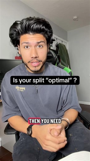 #gymsplit #sciencebasedtraining